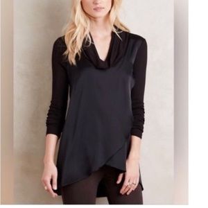 Anthropologie Deletta Silk Cowl Neck | small